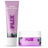 Plix Acne Combo Moisturizer & Sunscreen Combination for Hydration & Reduce Acne(Pack of 2)