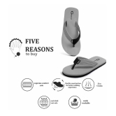 G Best Grey Mens Thong Flip Flop - None