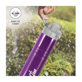 Milton Vogue 750 Stainless Steel Water Bottle, 750 ml, Purple - Purple