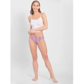 Jockey 1410 Womens Super Combed Cotton Bikini- Light Prints(Pack of 3 - Color & Prints May Vary) - None