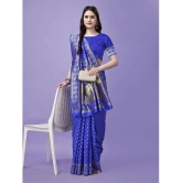 LEELAVATI Banarasi Silk Embellished Saree With Blouse Piece - Blue ( Pack of 1 ) - Blue