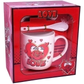 Romantic Couple Gift Set: Includes a Mug & Spoon