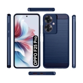 NBOX Hybrid Covers Compatible For Rubber Oppo F25 Pro 5G ( Pack of 1 ) - Blue