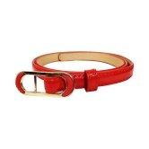 Livosorb, Dehradun Red PU Casual Belt - None