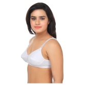 TCG Cotton Bralette - White - 34