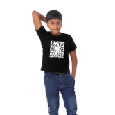 Boys Cotton Will Be Cool Half Sleeve TShirt (Black) PID41483