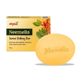 Mpil Wellness Neemelia Herbal Bathing Bar Pure Neem & Kesar Soap All Skin Types (Pack of 5)