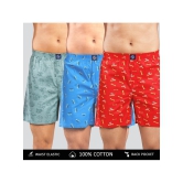 Supersquad Pack of 3 Cotton Mens Boxer- ( Assorted 14 ) - None