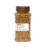 foodfrillz Golden Balls and Multicoloured Balls Sprinkles for Cake Decoration, Combo Pack