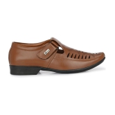 Action - Brown Mens Sandals - None