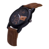 Septem Multicolor Leather Analog Mens Watch