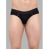 Bruchi Club - Black Bamboo Men Briefs Modal Men's Briefs ( Pack of 1 ) - None