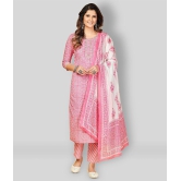 Vbuyz - Multicolor Straight Cotton Womens Stitched Salwar Suit ( Pack of 1 ) - M