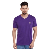 Vimal Jonney Purple Half Sleeve T-Shirt - None