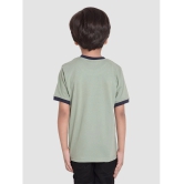 Neo Garments - Light Green Cotton Boys T-Shirt ( Pack of 1 ) - None