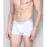 Solo - White Cotton Mens Trunks ( Pack of 3 ) - 80