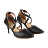 Shoetopia - Black Women''s Sandal Heels - None