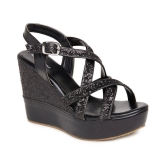 Marc Loire Black Wedges Heels - 6