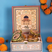 Rakhi Box: Forever Linked | Raw Almonds, Cashews, Raisins, Pistachios - 600g