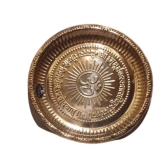 Copper  Pooja Plate (9.5 inch )