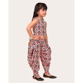 Girls Trendy Dhoti Kurta Set | Cotton Rayon Blend Dhoti Set-Maroon / 6 Years-7 Years