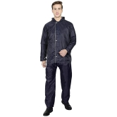 Goodluck Raincoat Set - Navy - None