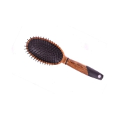 FOK Wooden Cushion Hair Oval Paddle Brush