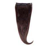 RefynHair - Clip In (3 Clip) Hair Extension | 18 Inch | 30 Gr | Medium Brown | Premium Remy 100% Human Hair - Natural Look & Feel | Long Lasting Value | Boosts Confidence | Clip On