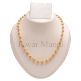 Jewar Mandi Chain Gold Plated Rich Look Long Size Latest Designer Daily Use Jewelry for Men Women, Boys Girls, Unisex - None