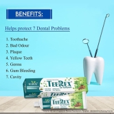 Kudos Neem+ Clove Toothpaste And Teerex Gel Toothpaste | Ayurvedic Formulation | Combo Pack Of 6