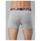 IC4 - Multicolor Cotton Blend Men's Trunks ( Pack of 2 ) - S