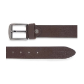 samtroh - Brown Leather Mens Formal Belt ( Pack of 1 ) - None