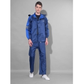 Dollar Blue Polyester Mens Rain Suit ( Pack of 1 ) - L