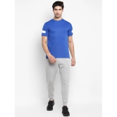 MENS POL SLV PT TEE-XXL / Blue