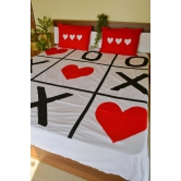 Tic-Tac-Toe Cotton Bedsheet