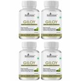 Herbs Library Giloy Immunity Booster, 60 Capsules Each (Pack of 4)