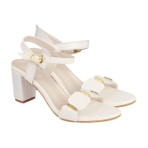 Shoetopia - White Women''s Sandal Heels - None