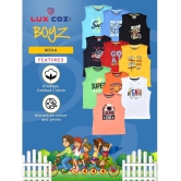 Lux Cozi - Green Cotton Boys T-Shirt ( Pack of 1 ) - None