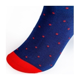 Man Arden - Navy Blue Cotton Men's Mid Length Socks ( Pack of 1 ) - Navy Blue