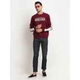 Rodamo  Men Maroon Printed Sweatshirt