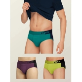 XYXX - Multicolor Modal Mens Briefs ( Pack of 3 ) - None