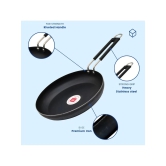 LAZYWINDOW Fry Pan & Tadka Pan Black Iron No Coating Cookware Sets ( Set of 1 )