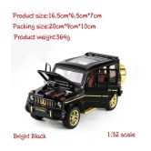 Alloy Metal Pull Back Die-cast Car Scale Model with Sound Light Mini Auto Toy for Kids Metal Model Toy Car with Sound and Lightã?MULTICOLORã?? (1.32- AMG G63 - MULTICOLOR) - Multicolor