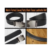 Loopa Black PU Formal Belt Pack of 1 - 34