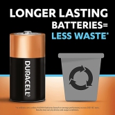 Duracell Ultra Alkaline C Batteries, 2 Pcs