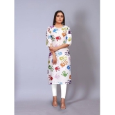 RIAANA Holi Cotton Blend Printed A-line Women's Kurti - Multicolor ( Pack of 1 ) - None