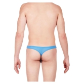 La Intimo Nylon Mens Thongs ( Blue ) - S