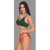 Madam - Green Mesh Non Padded Womens Everyday Bra ( Pack of 1 ) - None