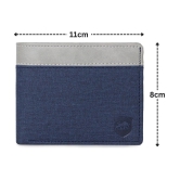 samtroh Blue Fabric Mens Two Fold Wallet ( Pack of 1 ) - Blue