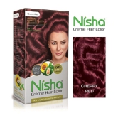 Nisha Cream Hair Color 100% Grey Coverage Permanent Hair Color Blonde Honey and Cherry Red 150 g Pack of 2